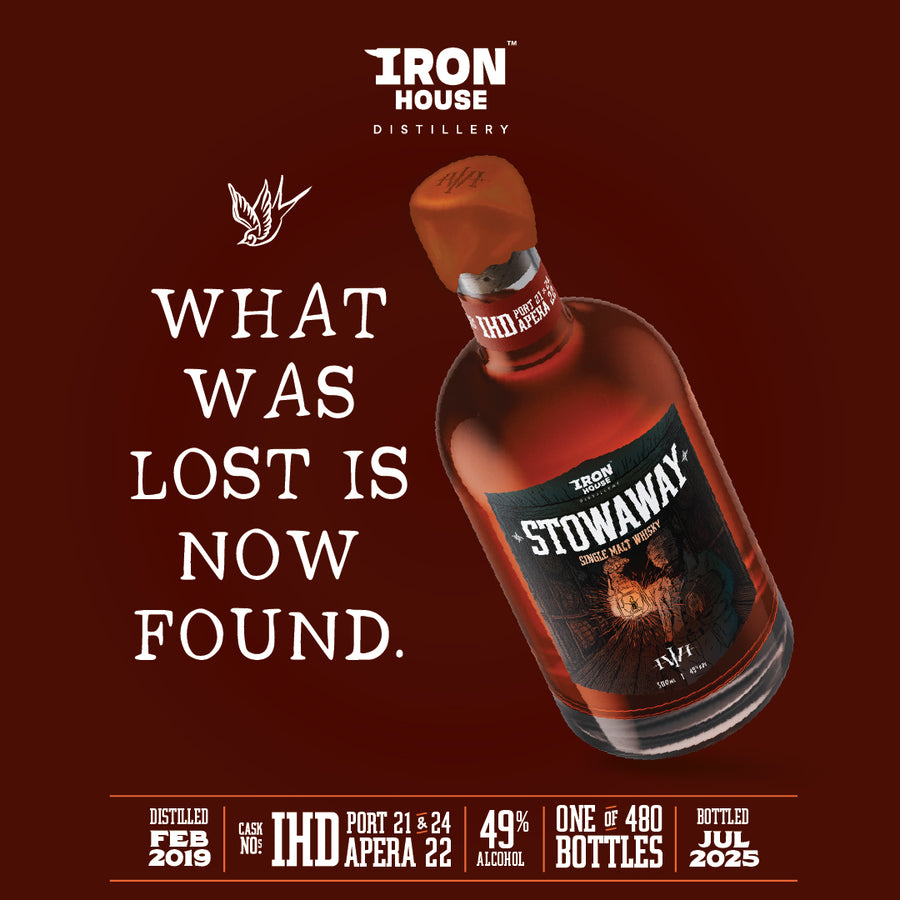 TASMAN WHISKY - The Stowaway - Triple Cask Release - Tasmanian Single Malt